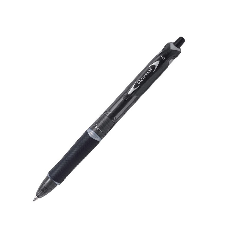 Penna a sfera a scatto Acroball Plastic Begreen punta 1,0mm nero Pilot