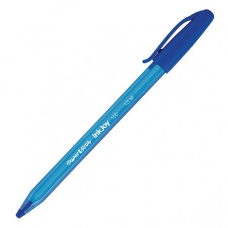 Penna a sfera con cappuccio Inkjoy 100 punta 1,0mm blu Papermate