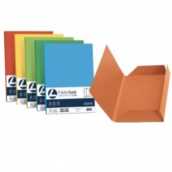 Cartelline 3 lembi Luce 200 gr 24,5x34,5 cm mix 5 colori Favini conf. 25 pezzi