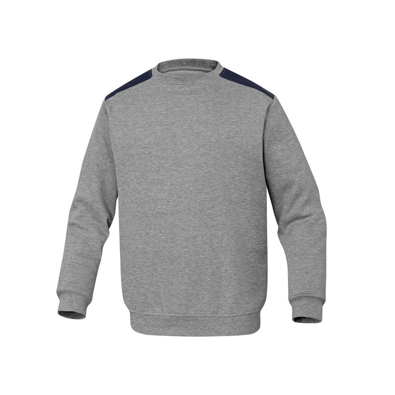 Felpa sportivo Olino pile tg. L grigio Deltaplus