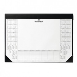 Sottomano con blocco appunti da 25 fogli 59 x 42 cm nero Durable