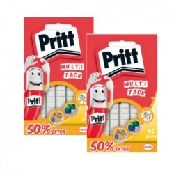Gommini adesivi MultiTack riutilizzabili bianco Pritt conf. 95 pezzi