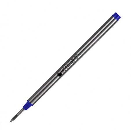 Refill in metallo per roller Montblanc punta media blu Monteverde conf. 2 pezzi