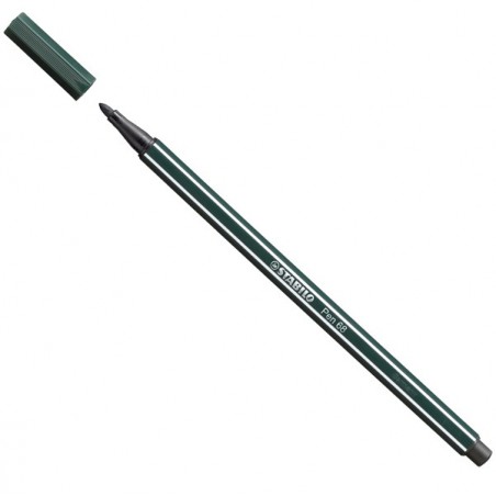 Pennarello Pen 68 verde terra 63 Stabilo