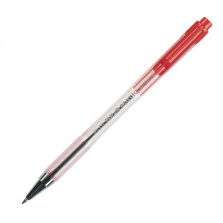 Penna a sfera a scatto BP S Matic punta media 1,0mm rosso Pilot