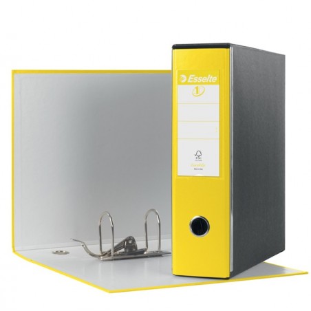 Registratore Eurofile G53 dorso 8 cm commerciale 23x30 cm giallo vivida Esselte