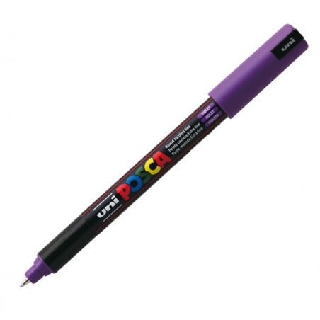 Marcatore a base d'acqua Uni Posca Pen PC1M punta extra fine 0,7mm viola Uni Mitsubishi