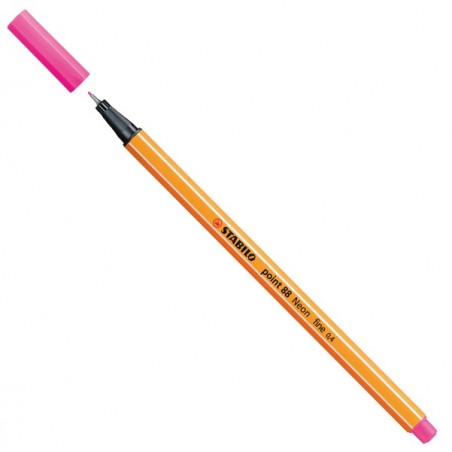 Fineliner Point 88 tratto 0,4 mm rosa neon 056 Stabilo