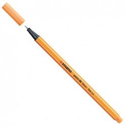 Fineliner Point 88 tratto 0,4mm arancio neon 054 Stabilo