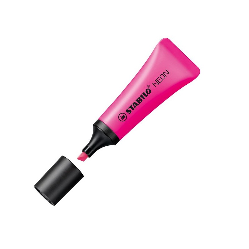 Evidenziatore stabilo Neon punta a scalpello tratto da 2,05,0mm colore fucsia Stabilo