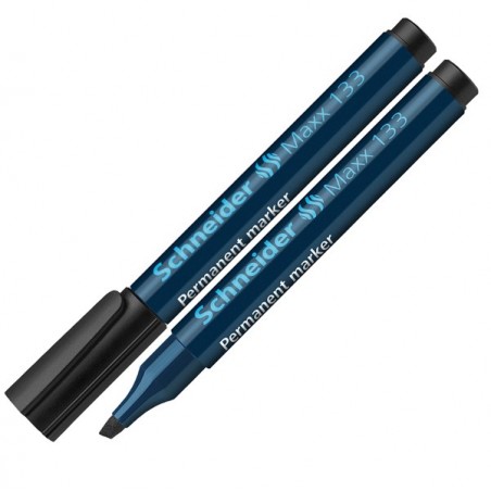 Marcatore permanente Maxx 133 punta a scalpello Tratto 1,004,00mm nero Schneider