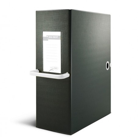 Scatola archivio Big Next dorso 16 cm 25x35 cm nero/bianco Sei Rota