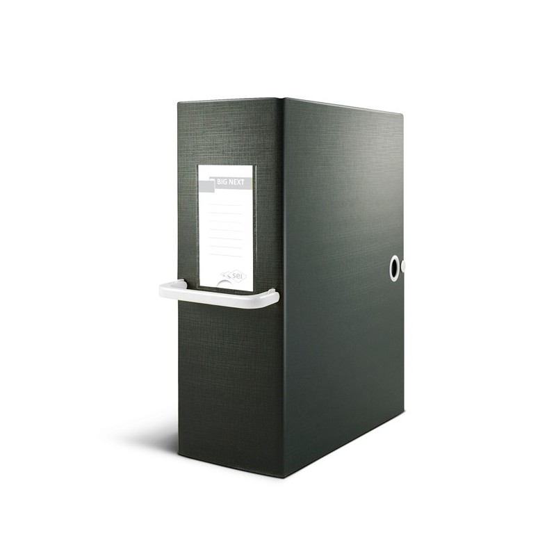 Scatola archivio Big Next dorso 16 cm 25x35 cm nero/bianco Sei Rota