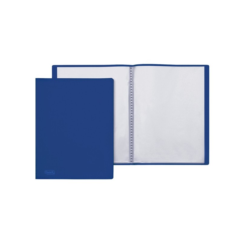Portalistini Sviluppo liscio PPL 22x30 cm 50 buste blu Favorit