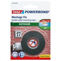 Nastro biadesivo Powerbond per esterni 1,9 cm x 1,5 m bianco Tesa