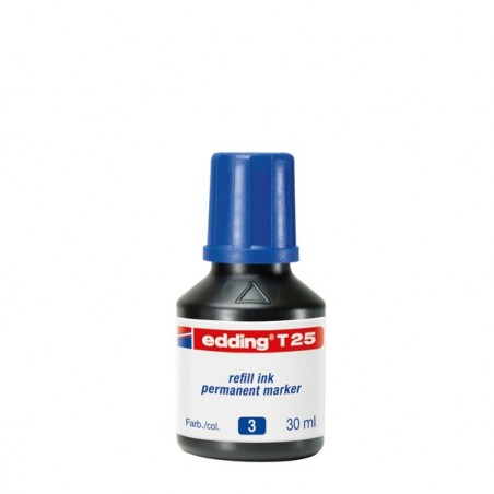 Ricarica Inchiostro per Marcatore Permanente contenuto 30ml blu Edding