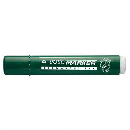 Marcatore permanente Marker punta a scalpello tratto 6,50mm verde Tratto