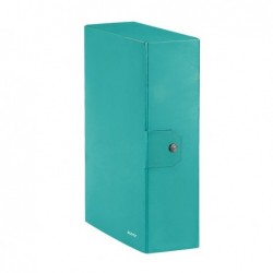 Scatola progetto WOW dorso 10 cm acqua marina metallizzato Leitz