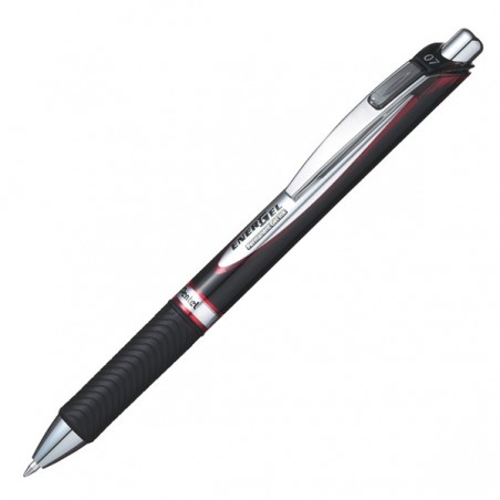 Roller a scatto Energel XM Permanent punta 0,7mm rosso Pentel