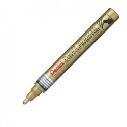 Marcatore Paint Marker Linea Amiko punta media 4,50mm oro Pentel