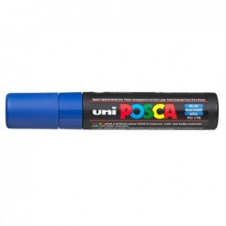 Marcatore a base d'acqua Uni Posca PC17K punta extra large a scalpello 15,0mm blu Uni Mitsubishi