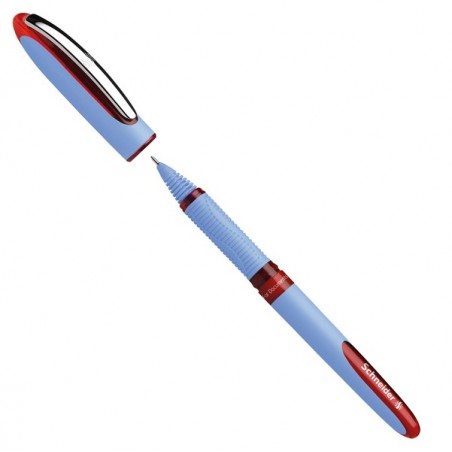 Roller One Hybrid N con cappuccio tratto 0,5mm rosso Schneider