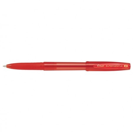 Penna a sfera Supergrip G con cappuccio punta 1,0mm rosso Pilot