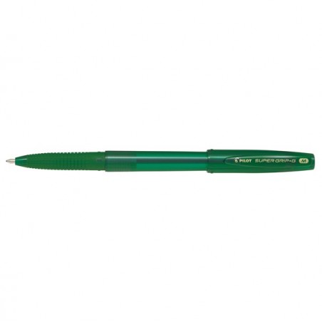Penna a sfera Supergrip G con cappuccio punta 1,0mm verde Pilot