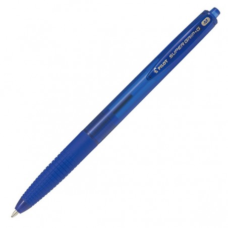 Penna a scatto Supergrip G punta 1,0mm blu Pilot