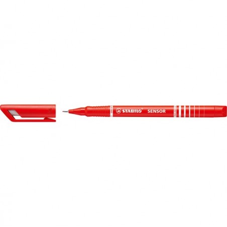 Fineliner Stabilo Sensor tratto 0,3mm rosso Stabilo