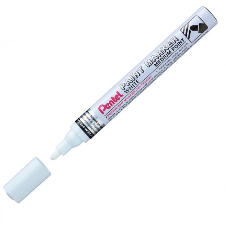 Marcatore Paint Marker Linea Amiko punta media 4,50mm bianco Pentel