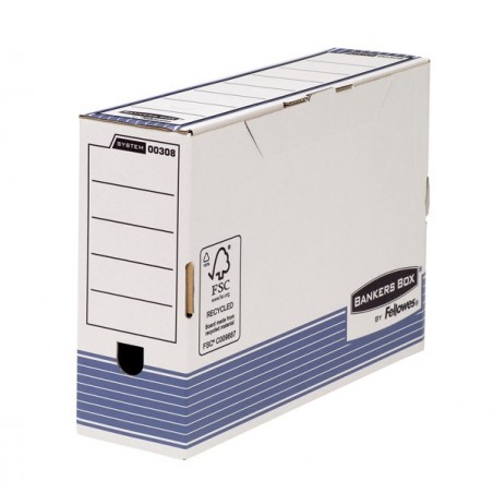 Scatola archivio Bankers Box System formato legale 36x25,5 cm dorso 10 cm Fellowes