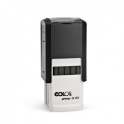 Timbro Printer Q 20 20x20 mm 5 righe quadrato autoinchiostrante Colop