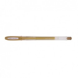 Penna a sfera gel con cappuccio Uni Ball Signo punta 0,8mm oro Uni Mitsubishi