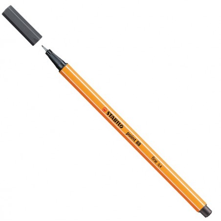 Fineliner Point 88 tratto 0,4 mm grigio nerastro 97 Stabilo