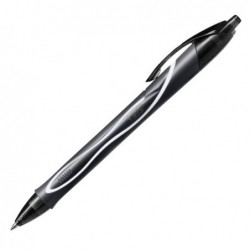 Penna a sfera a scatto Gelocity Quick Dry punta 0,7mm nero Bic conf. 12 pezzi