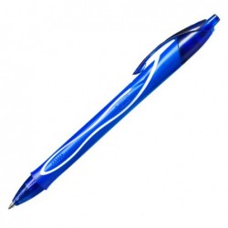 Penna a sfera a scatto Gelocity Quick Dry punta 0,7mm blu Bic conf. 12 pezzi
