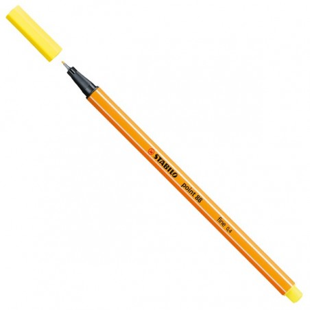 Fineliner Point 88 tratto 0,4 mm giallo limone 24 Stabilo