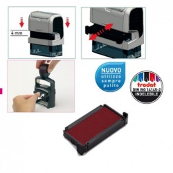 Tampone di ricambio 6/4910 rosso Trodat conf. 3 pezzi