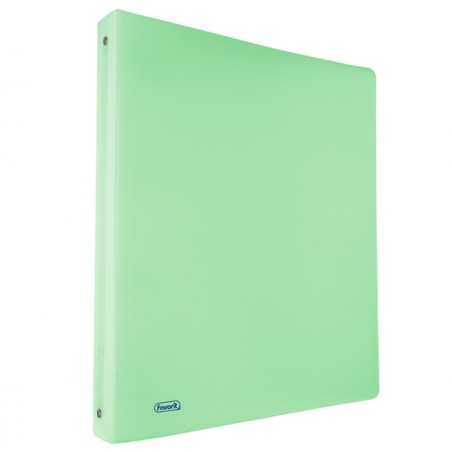 Raccoglitore Pastel 4 anelli tondi 30 mm 22 x 30 cm PP smeraldo Favorit