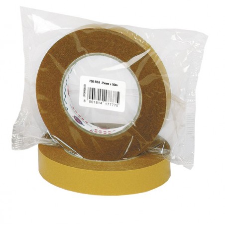 Nastro biadesivo 700RDA in caramella 2,5 cm x 50 m trasparente Eurocel