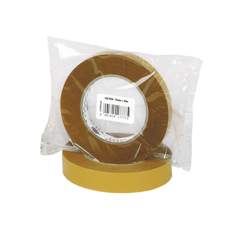 Nastro biadesivo 700RDA in caramella 2,5 cm x 50 m trasparente Eurocel