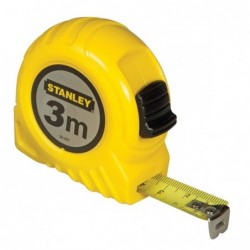 Flessometro 3 m metallo/ABS Stanley