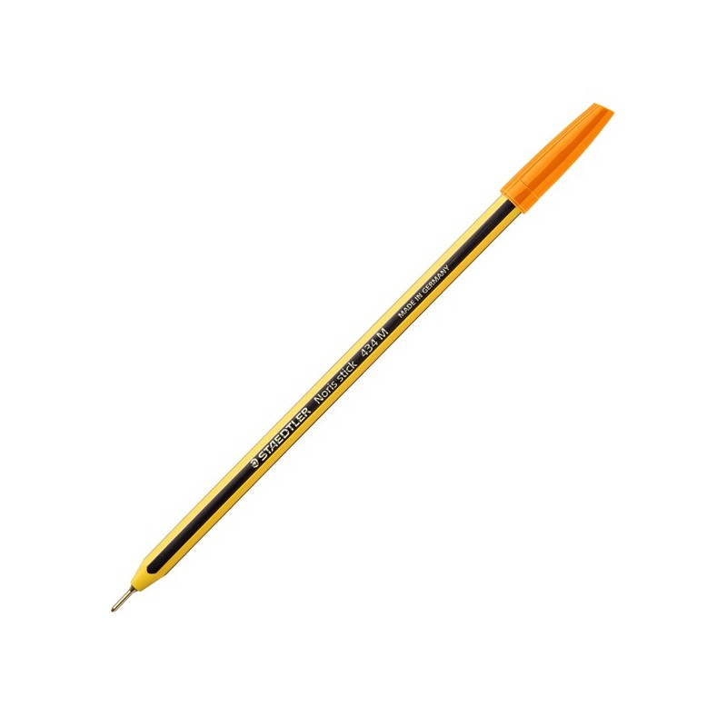 Penna a sfera Noris Stick punta 1,0 mm arancione Staedtler conf. 10 pezzi