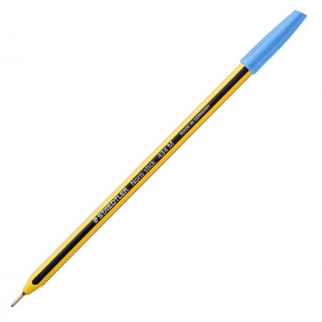Penna a sfera Noris Stick punta 1,0mm azzurro chiaro Staedtler conf. 10 pezzi