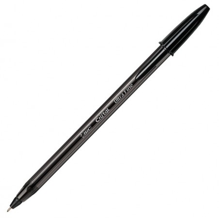 Penna a sfera con cappuccio Cristal® Exact punta 0,7 mm nero Bic scatola 20 pezzi