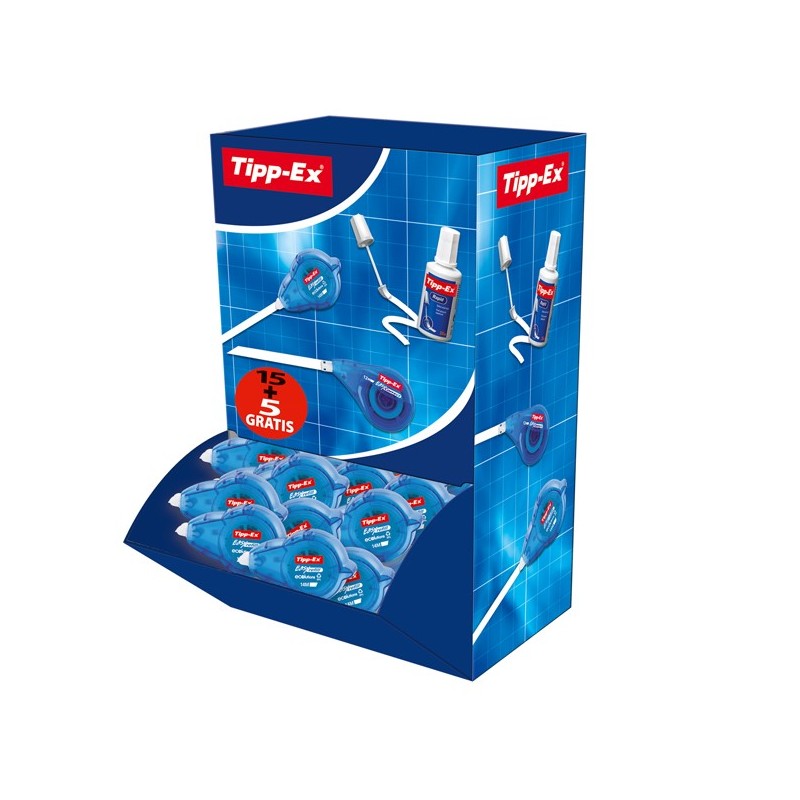 Correttore a nastro Easy Refill 5 mm x 14 mt TippEx 15 + 5 pezzi
