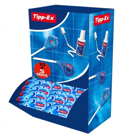 Correttore a nastro Pocket Mouse 4,2 mm x 10 mt TippEx value pack 15 + 5 pezzi