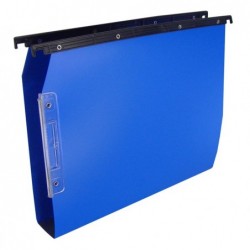 Cartella sospesa Cartesio PP armadio PPL interasse 33 cm fondo U 32,6 x 28 cm blu Bertesi