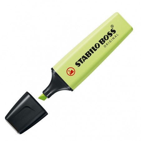 Evidenziatore Stabilo Boss Pastel tratto 2 5 mm verde lime 133 Stabilo
